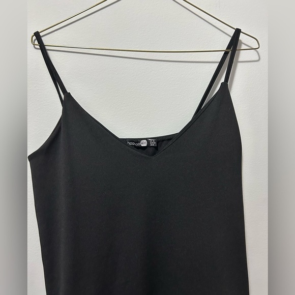 Boohoo night black ruffle hem mini dress - Picture 11 of 13